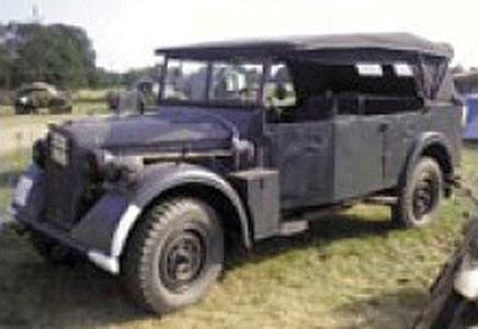 Trident Miniatures 87097 HO Scale Former German Army WWII - Light Truck/Staff Car (Resin Kit) -- Kfz 15 mPkw