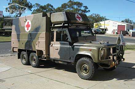 Trident Miniatures 87209 HO Scale Land Rover 110 - Resin Kit - Australian Army -- Perentie 6x6 Ambulance