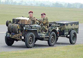 Trident Miniatures 87229 HO Scale British Airborne Jeep - Resin Kit -- Unpainted