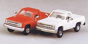 Trident Miniatures 90002 HO Scale Trucks Chevrolet -- 4-Wheel Drive Pick-Up (white)