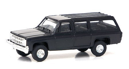 Trident Miniatures 90014S HO Scale Chevrolet Suburban - Trucks -- 4x4 (black)