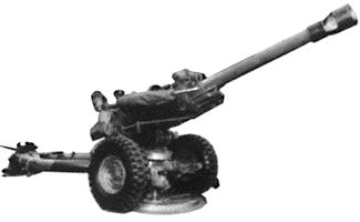 Trident Miniatures 90025 HO Scale Military - US/NATO (Modern) - Artillery Trailer -- M119 with 105mm Light Field Gun