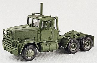 Trident Miniatures 90051 HO Scale Military - US/NATO (Modern) - Heavy Trucks -- M915 Conventional 3-Axle Semi-Tractor without Trailer (green)