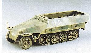 Trident Miniatures 90091 HO Scale Military - Former German Army WWII - SdKfz 251 Series Half-Tracks -- 251/2 Armored Personnel Mortar Carrier (Desert Tan)