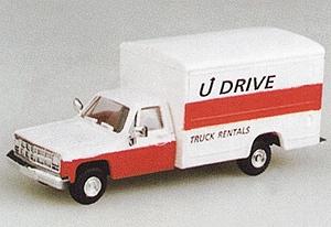 Trident Miniatures 90121 HO Scale Chevrolet Trucks - 1-Ton Delivery Van with Pick-Up Cab -- U Drive Truck Rentals