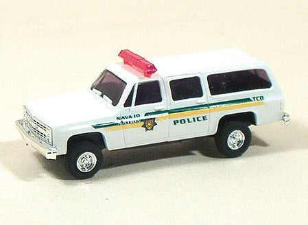 Trident Miniatures 90141 HO Scale Chevrolet Suburban - Emergency - Police Vehicles -- Navajo Nation Police