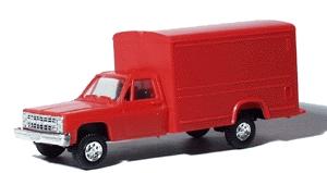 Trident Miniatures 901543 HO Scale Chevrolet Pick-Up Cab with Special Body -- Red