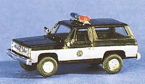Trident Miniatures 90172 HO Scale Chevrolet Blazer - Emergency - Police Vehicles -- North Carolina Highway Patrol (black, white)