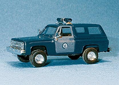 Trident Miniatures 90233 HO Scale Chevrolet Blazer - Emergency - Police Vehicles -- Massachusetts State Police