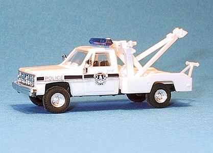 Trident Miniatures 90237 HO Scale Chevrolet Tow Truck - Emergency - Police Vehicles -- Metropolitan Police Department of the District of Columbia Wrecker