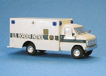 Trident Miniatures 90239 HO Scale Chevrolet 1-Ton Box Van - Emergency - Police Vehicles -- United States Department of Homeland Security - Border Patrol