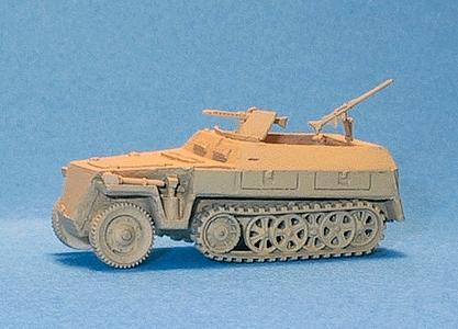 Trident Miniatures 90248 HO Scale Military - Former German Army WWII - SdKfz 250 Series Half-Tracks -- 250/1 Armored Personnel Carrier (Late Model)