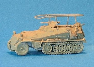 Trident Miniatures 90249 HO Scale Military - Former German Army WWII - SdKfz 250 Series Half-Tracks -- 250/3 Armored Personnel Carrier Radio Command Unit (Early Model)