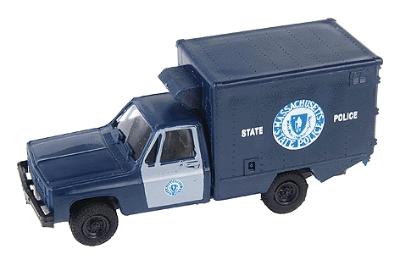 Trident Miniatures 90254 HO Scale Chevrolet Utility Truck (Limited-Run) - Emergency - Police Vehicles -- Massachusetts State Police