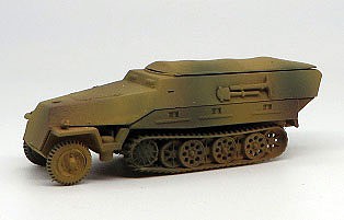 Trident Miniatures 90266 HO Scale Military - Former German Army WWII - SdKfz 251 Series Half-Tracks -- 251/1 Armored Personnel Carrier Model D