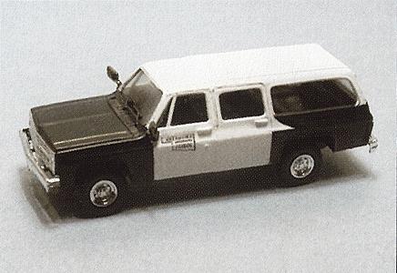 Trident Miniatures 90278 HO Scale Chevrolet Suburban (Limited-Run) - Emergency - Police Vehicles -- Oklahoma Highway Patrol
