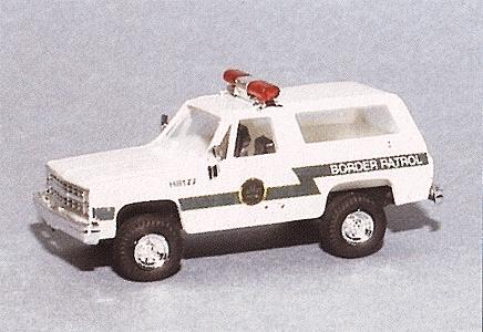 Trident Miniatures 90295 HO Scale Chevrolet Blazer - Emergency - Police Vehicles -- United States Department of Homeland Security - Border Patrol