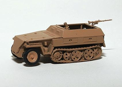 Trident Miniatures 90327 HO Scale Military - Former German Army WWII - SdKfz 250 Series Half-Tracks -- 250/7 Armored Personnel Carrier with Self-Propelled Mortar