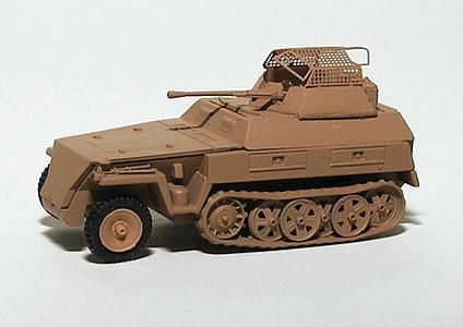 Trident Miniatures 90328 HO Scale Military - Former German Army WWII - SdKfz 250 Series Half-Tracks -- 250/9 Armored Personnel Carrier with Open Turret & 2cm Kwk 38 Autocannon