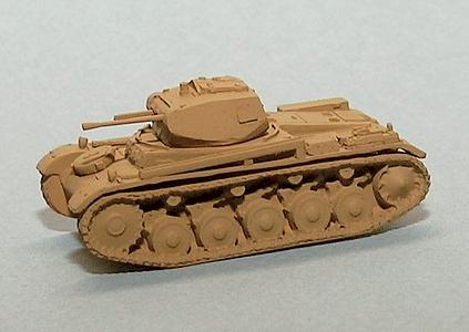 Trident Miniatures 90332 HO Scale Former German Army WWII - Light Tanks - Panzer II -- Sd.Kfz. 121 Model C (Sand)