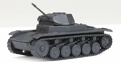 Trident Miniatures 90333G HO Scale Former German Army WWII - Light Tanks; SdKfz 121/PzKpfw II -- Model A (gray)