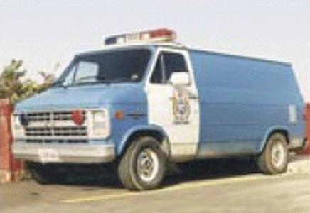 Trident Miniatures 90353 HO Scale Chevrolet Cargo Van - Emergency - Police Vehicles -- Fredericton, New Brunswick Police