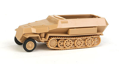 Trident Miniatures 90393 HO Scale Sdkfz 251 Series Half-Track - German Army - Kit -- 16 Model C Armored Personnel Carrier with Flamethrower