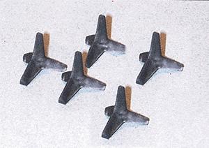 Trident Miniatures 96022 HO Scale Anti-Tank Obstacles - World War II -- Jack Type pkg(5)