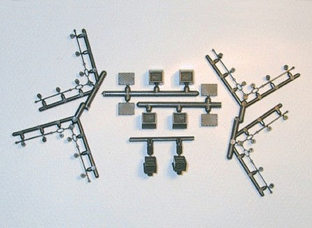 Trident Miniatures 96032 HO Scale Vehicle Accessories -- Cab Air Conditioners