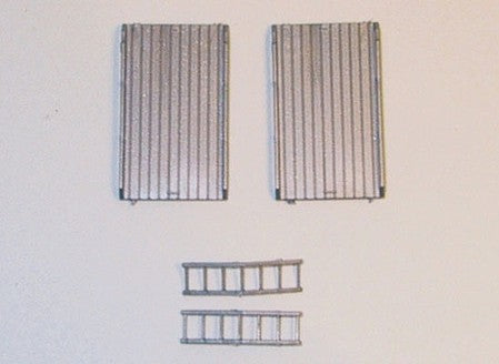 Trident Miniatures 96036 HO Scale Vehicle Accessories -- Truck Roof Racks & Ladders