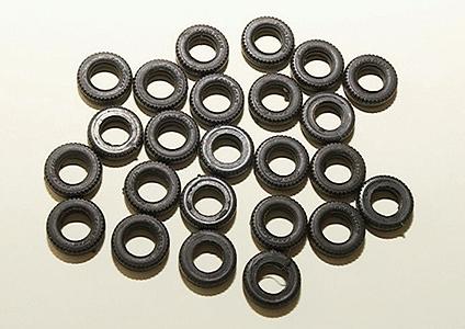 Trident Miniatures 96039 HO Scale Military Accessories -- Tires - 7/16" 11mm Diameter
