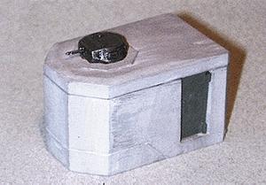 Trident Miniatures 99014 HO Scale Military - Resin Structure Castings -- R67 Bunker w/PI Turret