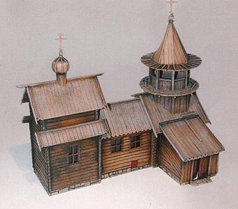 Trident Miniatures 99024 HO Scale Military - Resin Structure Castings -- Russian Church