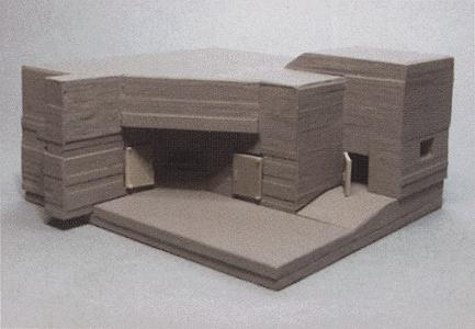 Trident Miniatures 99027 HO Scale Military - Resin Structure Castings -- R 10 Machine Gun Bunker