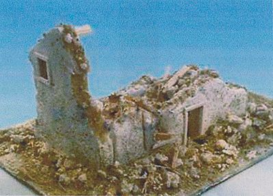 Trident Miniatures 99032 HO Scale Resin Kit -- Building Ruin