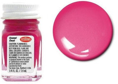 Testors 1188 1/4oz. Bottle Finishing Enamel Gloss Hot Pink (6/Bx)