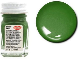 Testors 1192 1/4oz. Bottle Finishing Enamel Gloss Bright Lime (6/Bx)