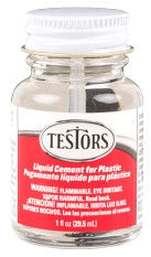 Testors 281215 1oz. Bottle Plastic Cement (3/Bx)