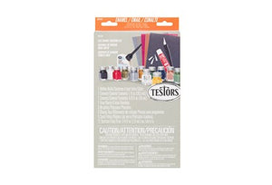 Testors 281232 Flat Enamel Finishing Set