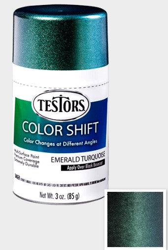 Testors 340908 3oz. Spray Color Shift Enamel Emerald Turquoise