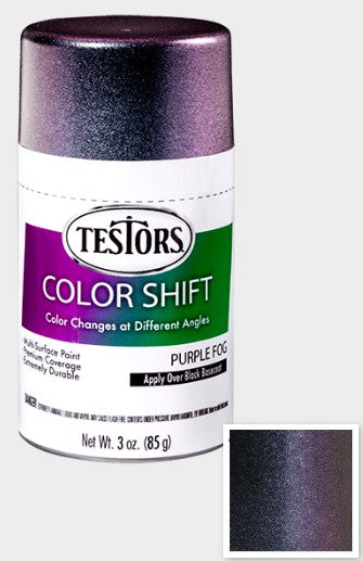 Testors 340910 3oz. Spray Color Shift Enamel Purple Fog