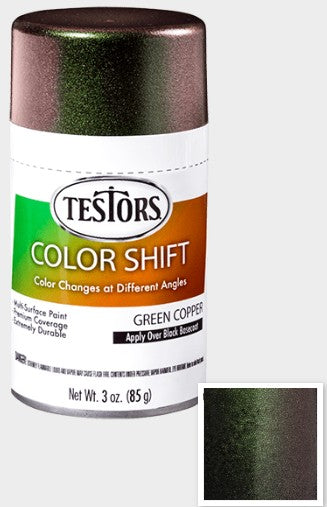 Testors 340911 3oz. Spray Color Shift Enamel Green Copper