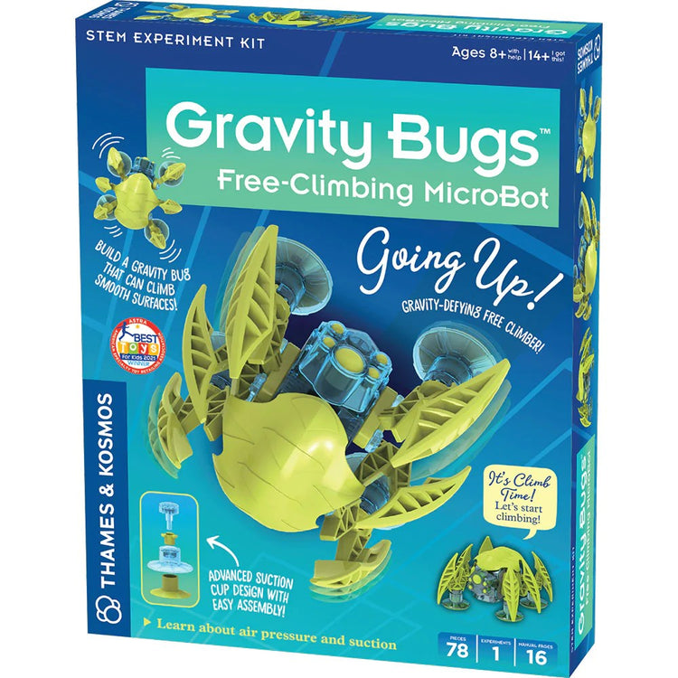 Thames & Kosmos 550034 Gravity Bugs Free-Climbing Microbot STEM Experiment Kit