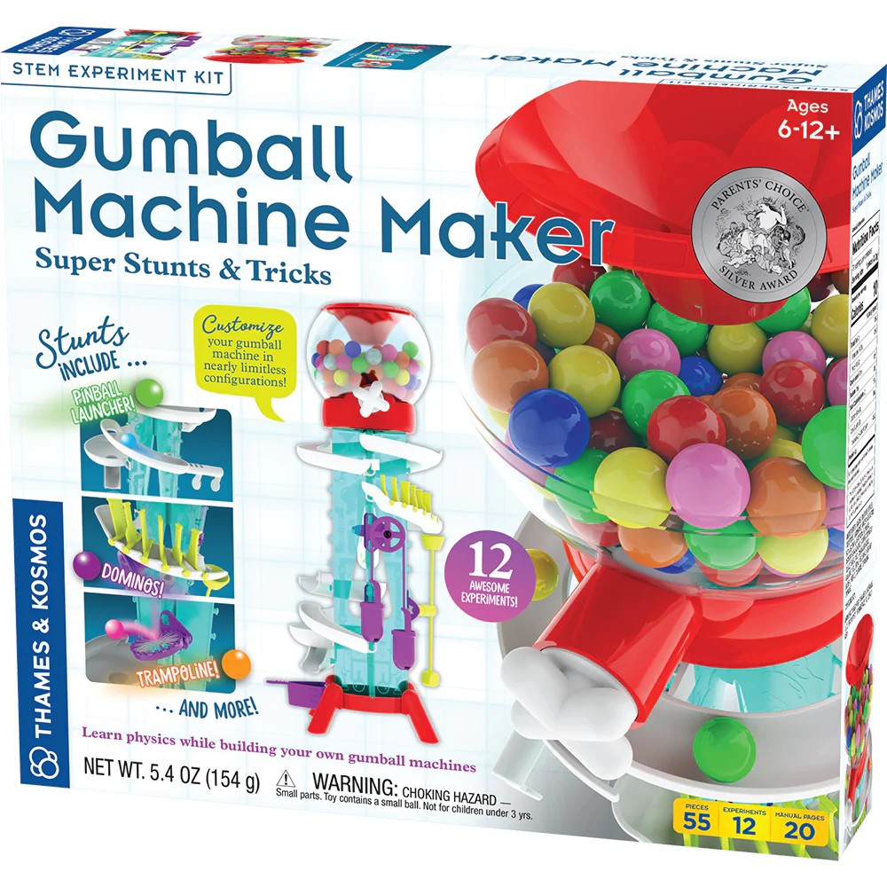 Thames & Kosmos 550101 Gumball Machine Maker (Stunts & Tricks) STEM Experiment Kit