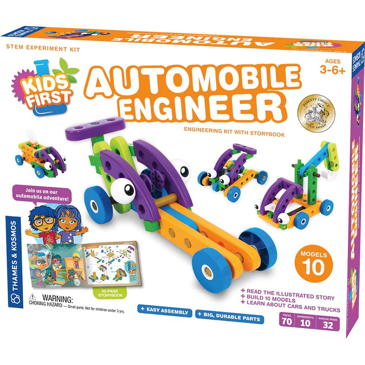 Thames & Kosmos 567006B Kids First Automobile Engineer STEM Experiment Kit