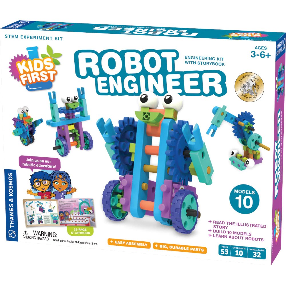 Thames & Kosmos 567009B Kids First Robot Engineer STEM Experiment Kit