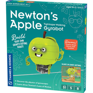 Thames & Kosmos 620304 Newton's Apple Tightrope Walking Gyrobot STEM Experiment Kit