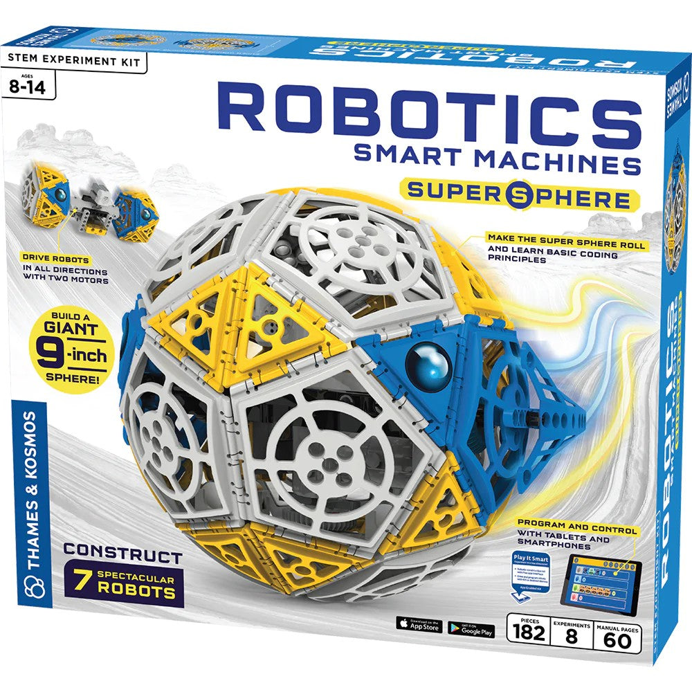 Thames & Kosmos 620384 Robotics Smart Machines Super Sphere Engineering STEM Experiment Kit