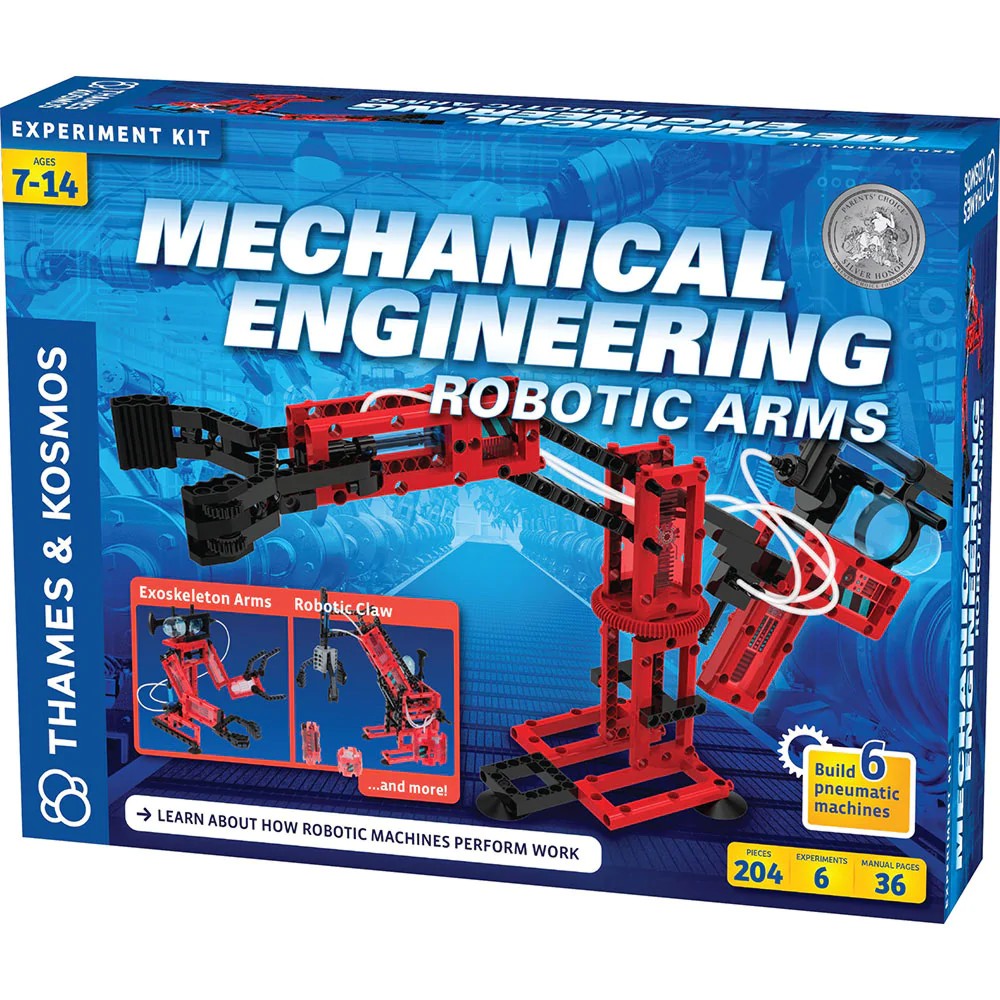 Thames & Kosmos 625415 Mechanical Engineering Robotic Arms Experiment Kit