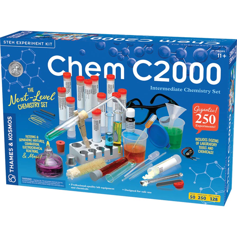Thames & Kosmos 640125 Chem C2000 Chemistry STEM Experiment Kit (Not to be sold in Canada)